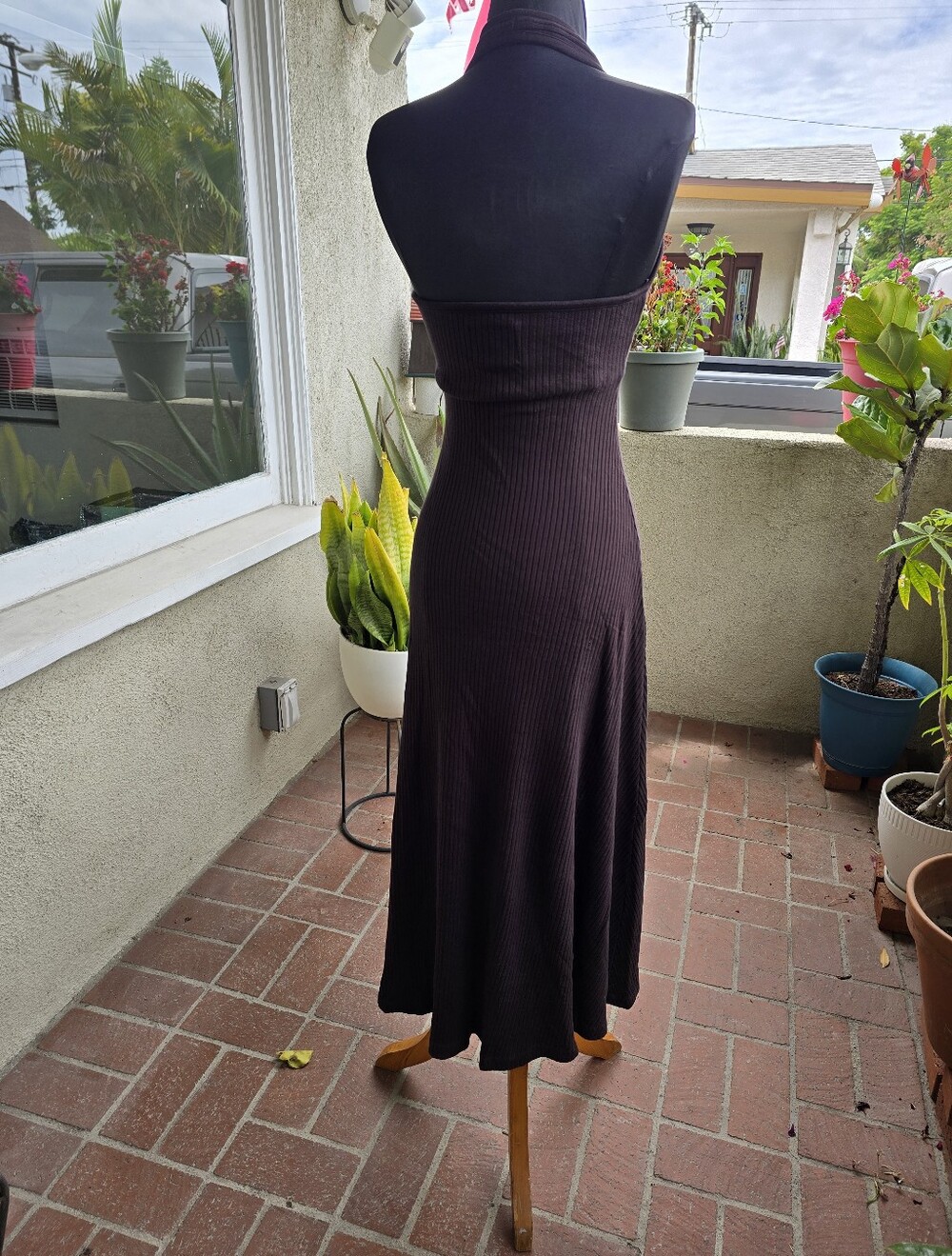 Julien Halter Citizens Of Humanity Maxi Dress in Dark Brown. - Picture 2 of 6